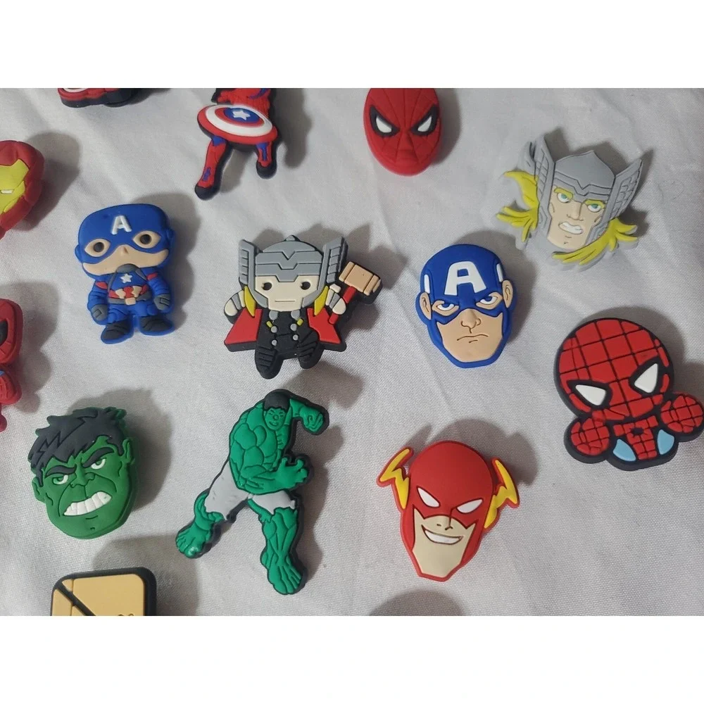 Croc Charms Super Heros Mixed Lot Super Heros 15 pieces USA SELLER